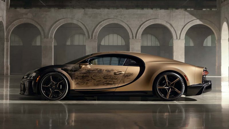 Bugatti Chiron Super Sport Golden Era A Pebble Beach In Esemplare